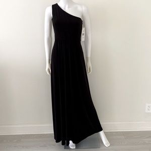 Calvin Klein Black Gown Long Dress New